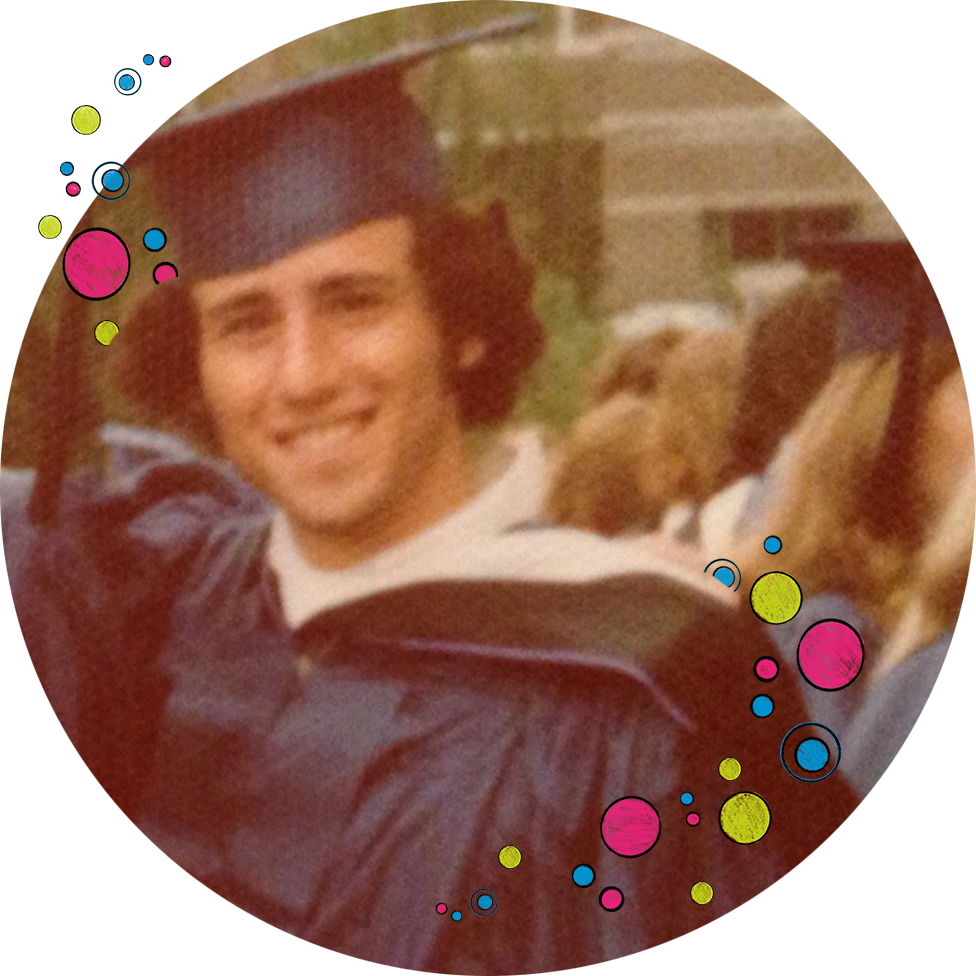 Wayne at his graduation